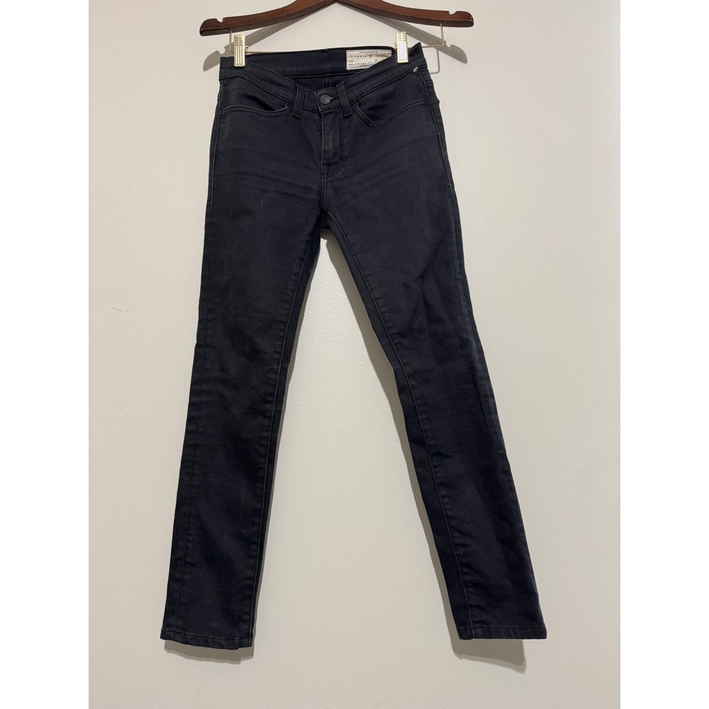 Imogene + Willie Imogene Slim Jeans Womens 24 Washed Black Made in USA Stretch